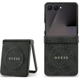 Etui GUESS do Samsung Galaxy Z Flip7, 4G Ring Classic Logo, czarne
