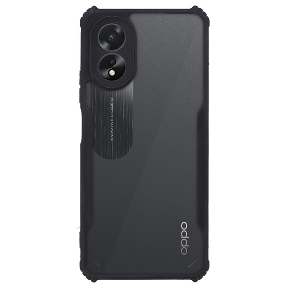 Etui do Oppo A58 4G, AntiDrop Hybrid, czarne