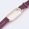 Pasek Silikonowy do Xiaomi Smart Band 10 / 9 / 8, Bordowy