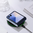 Etui Dux Ducis Bril Series do Samsung Galaxy Z Flip7 5G – niebieskie, skórzane