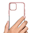 Etui Electroplated Frame do iPhone 13 Pro - Rose Gold