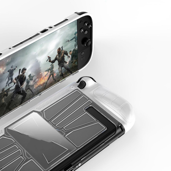 Przezroczyste etui ochronne z czarnym wykończeniem do Nintendo Switch 2