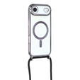 Etui do iPhone Air, Electro MagSafe, czarne + Smycz
