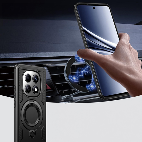 Etui magnetyczne do Xiaomi Redmi Note 15 5G / Poco M8 5G, czarne