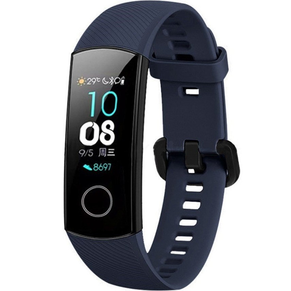 Pasek Silikonowy do Huawei Honor Band 5 - Dark Blue