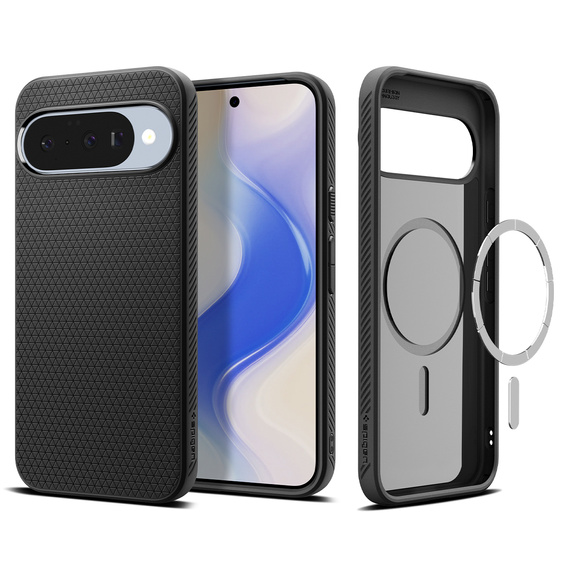 Etui Spigen do Google Pixel 10/10 Pro, Liquid Air Mag MagSafe, Matte Black