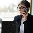 Etui z klapką do Samsung Galaxy M15 5G, Wallet Rhombus, czarne