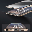 Etui Magnetic Dual Glass MagSafe do Samsung Galaxy S25 Ultra, złote