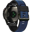 Pasek Silikonowy Quickfit 26mm do Garmin, Granatowy / Czarny