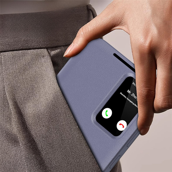 Etui do Samsung Galaxy S25 FE, Smart View Wallet, fioletowe