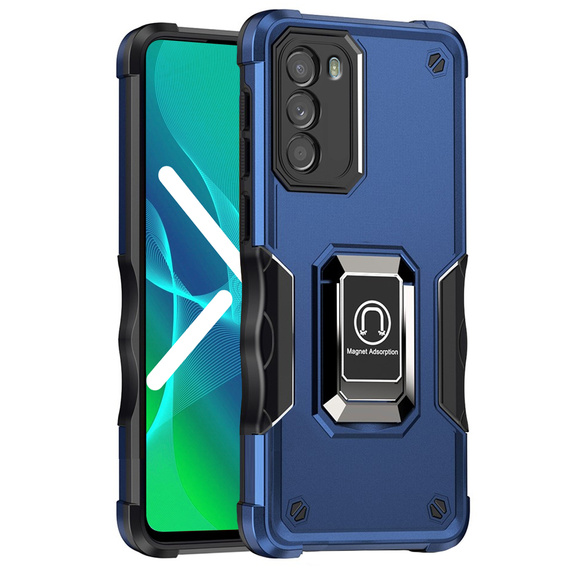 Etui do Motorola Moto G52 / G82 5G, Dual-Layer Armor, niebieskie