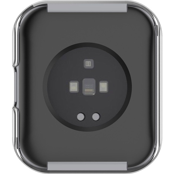 2w1 Etui z wbudowanym szkłem hartowanym do Realme Watch 2 Pro, Przezroczysty