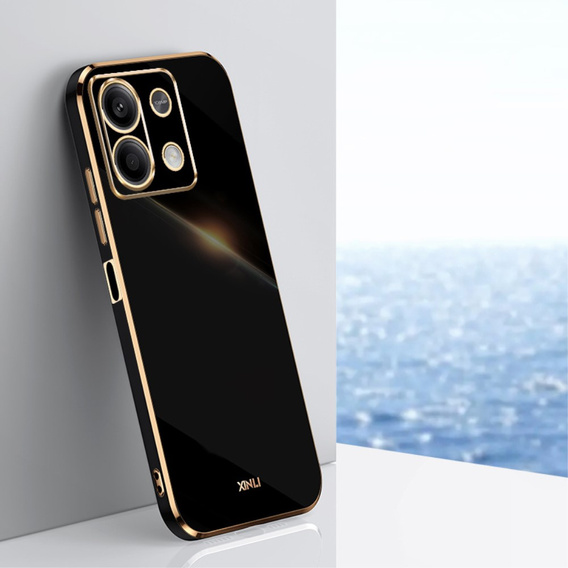 Etui do Xiaomi Redmi Note 13 5G, Glamour CamShield, czarne