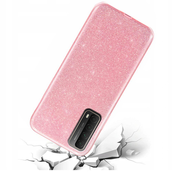 Etui Glitter Case do Huawei P Smart 2021, Pink