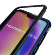 Etui Magnetic back glass do Huawei P20 Lite - Black