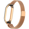 Pasek Bransoleta Milanese do Xiaomi Smart Band 10 / 9 / 8, Różowe złoto