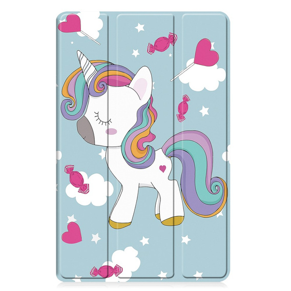 Etui do Samsung Galaxy Tab A9+, Smartcase, unicorn