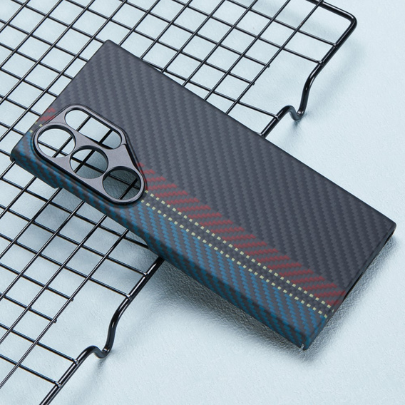 Etui do Samsung Galaxy S24 Ultra, Aramid Fiber MagSafe, czarne