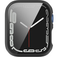 2w1 Etui + Szkło Hartowane do Apple Watch 7/8/9 45MM, Czarne