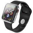 2w1 Etui + osłona ekranu do Apple Watch 7/8/9 41MM, Przezroczyste