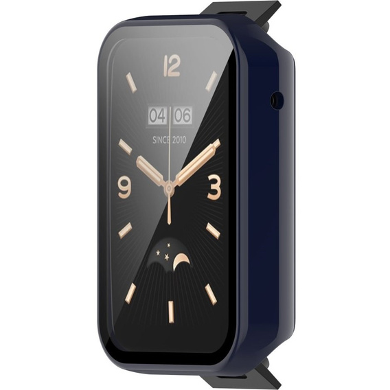 2w1 Etui + Szkło hartowane do Xiaomi Mi Band 7 Pro, Granatowe