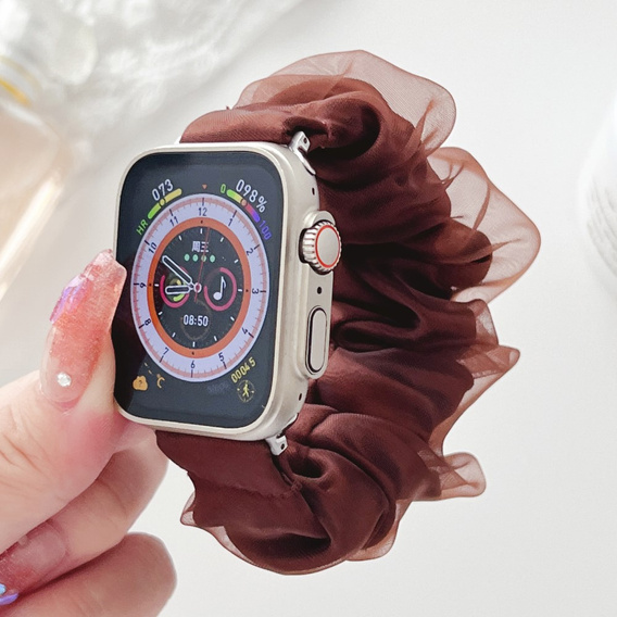 Pasek do Apple Watch 1/2/3/4/5/6/7/8/9/10/11/SE Ultra 1/2/3 42/44/45/46/49mm, Brązowy