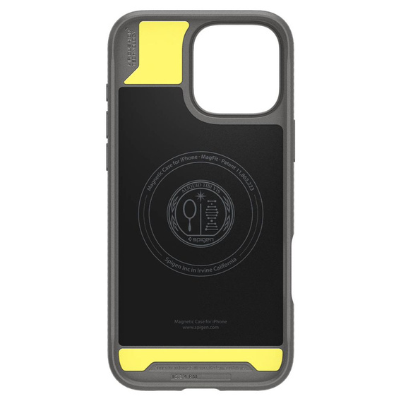 Etui Spigen Rugged Armor Mag MagSafe do iPhone 16 Pro – kolor Grey