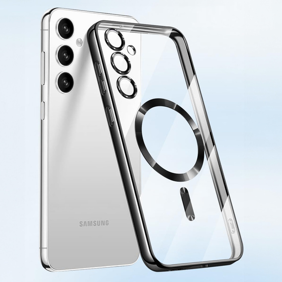Etui do Samsung Galaxy S25 FE, Electro MagSafe, czarne