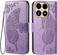 Etui z klapką do Xiaomi 15T, Butterfly, fioletowe