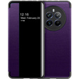 Etui z klapką do Realme 12 Pro 5G / 12 Pro+ 5G, Side View, fioletowe