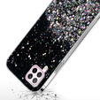 Etui do Huawei P40 Lite, Glittery, czarne