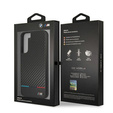 Etui BMW do Galaxy S22+ Plus, Triangles Collection, Czarne