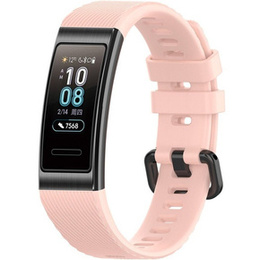 Pasek Silikonowy do Huawei Band 3/4 Pro - Różowy