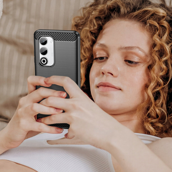 Etui do Oppo A5 5G / A5m, Carbon, czarne