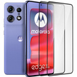 2x Szkło Hartowane do Motorola Edge 50 Pro, ERBORD 3D pełne, szybka na cały ekran
