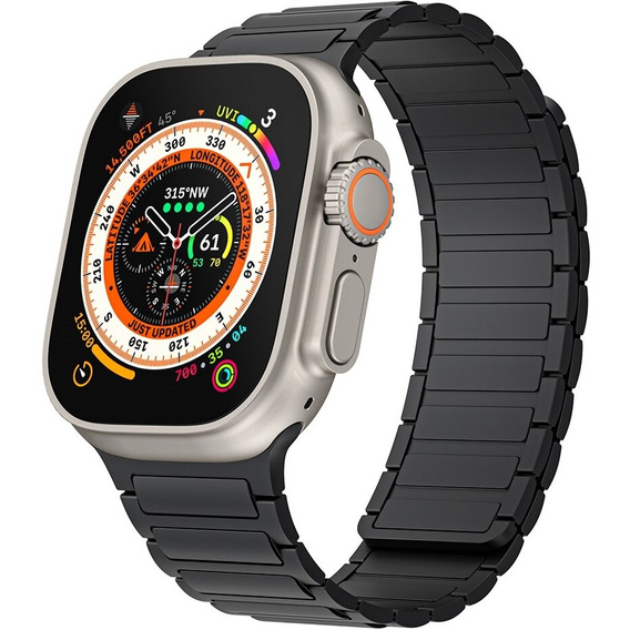 Pasek Silikonowy do Apple Watch 1/2/3/4/5/6/7/8/9/SE/ULTRA/ULTRA 2 42/44/45/49MM, Czarny