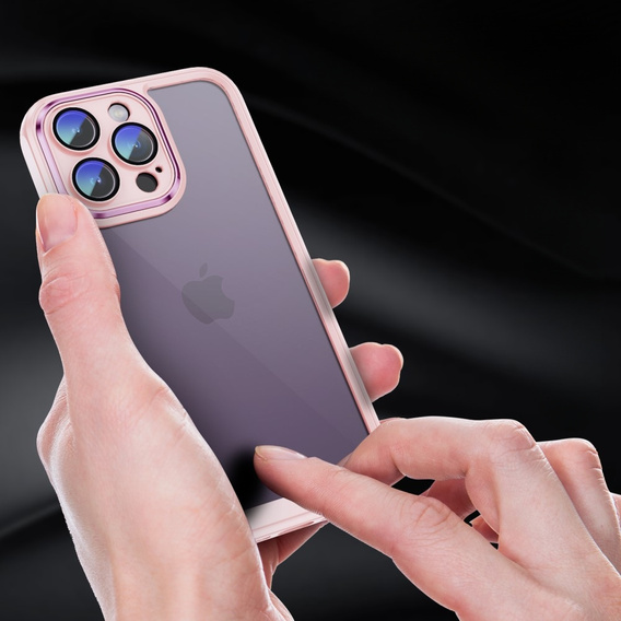 Etui do iPhone 15 Pro Max, ERBORD Impact Guard, różowe