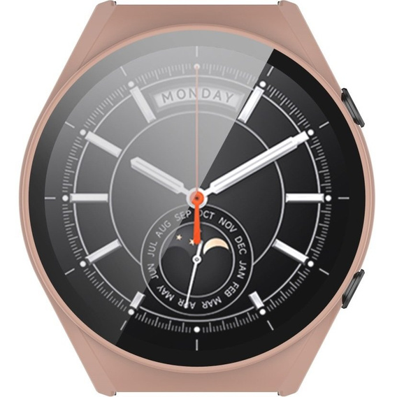 Etui + Szkło 2w1 do Xiaomi Watch S1, Pink
