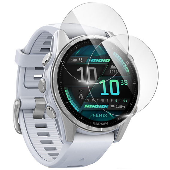 2x Szkło Hartowane ERBORD do Garmin Fenix 8 43mm, Szybka