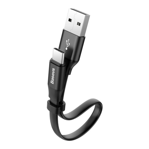 BASEUS Nimble Płaski Kabel USB Type-C 2A 23cm - Black