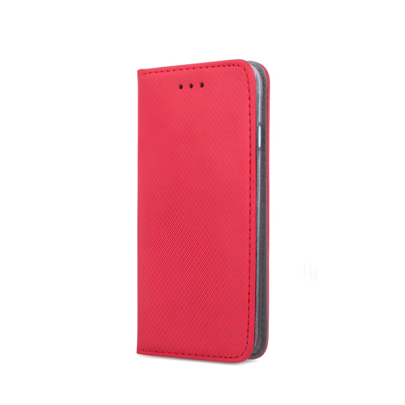 Etui do Oppo Reno 11F 5G, Smart Magnet, czerwone + Szkło 9H