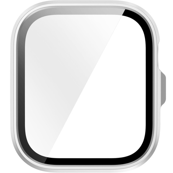 2w1 Etui + Szkło Hartowane do Huawei Watch Fit 4 Pro, Srebrne