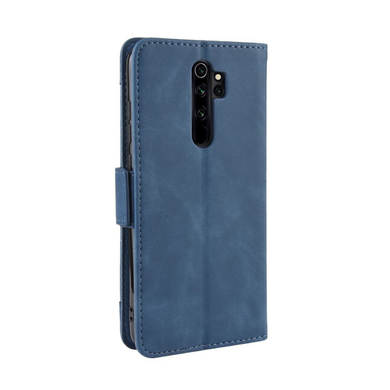 Etui z klapką do Xiaomi Redmi Note 8 Pro, Card Slot, granatowe