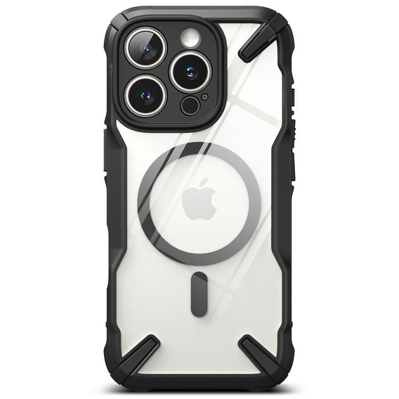 Etui Ringke do iPhone 16 Pro Max, Fusion X MagSafe, Przezroczyste / Czarne