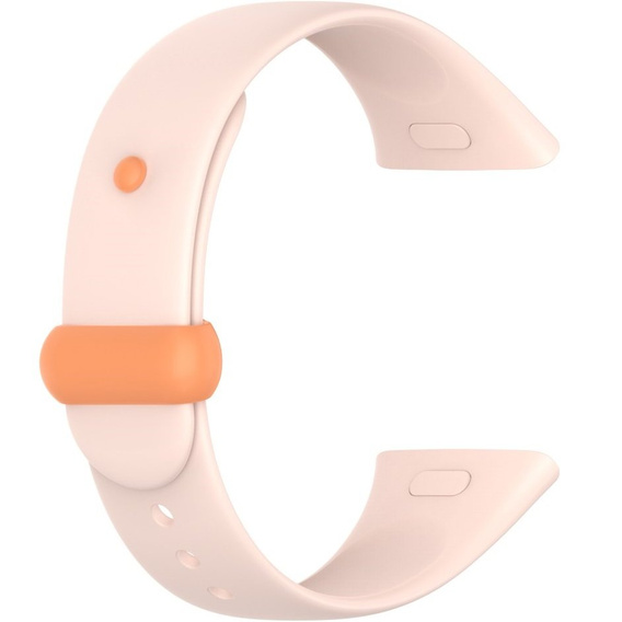 Pasek Silikonowy do Xiaomi Redmi Watch 3, Różowy / Pomarańczowy