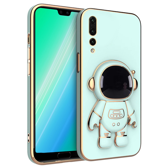 Etui do  Huawei P20 Pro, Astronaut, zielone