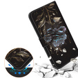 Etui z klapką do Infinix Hot 40i, Wallet, Rose czarne