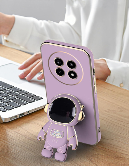 Etui do Honor Magic 7 Lite, Astronaut, fioletowe