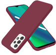 Etui cienkie do Samsung Galaxy A72 5G / A72 4G, Slim, bordowe