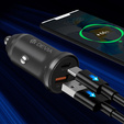 Devia Smart Mini – ładowarka samochodowa PD + QC 3.0 (30 W)